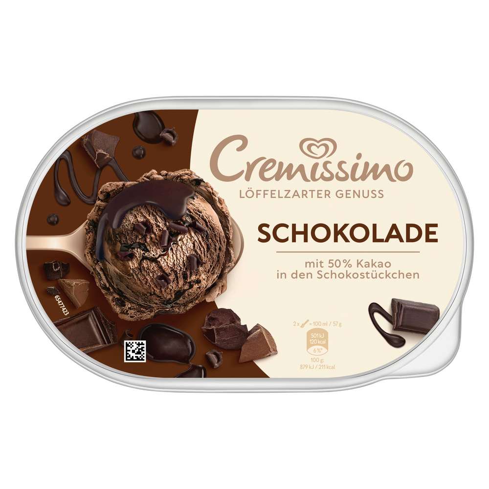 Produktabbildung Mövenpick Eis Cremissimo, Schokolade