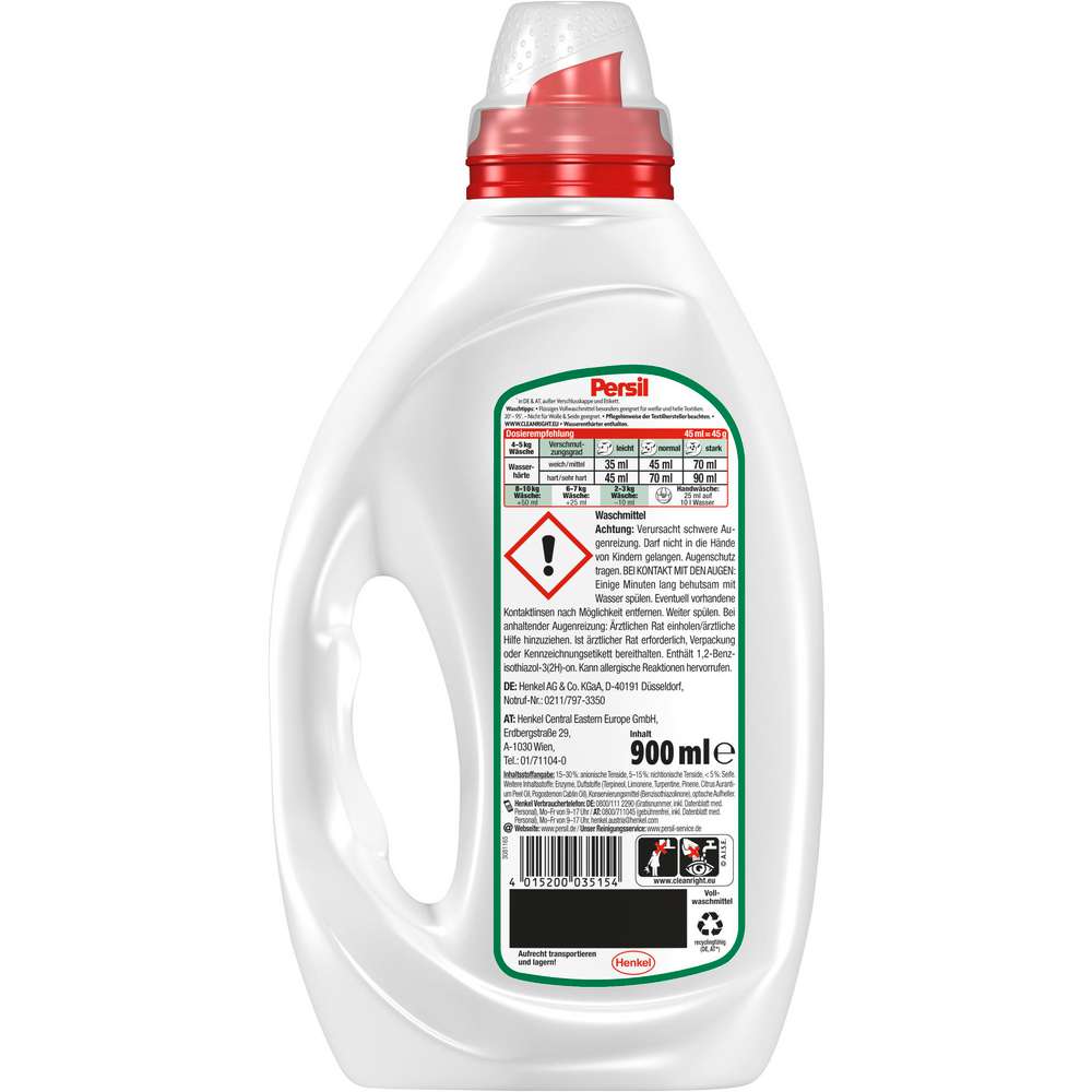 Produktabbildung Persil Universal-Waschmittel, Kraft-Gel, Tiefenrein