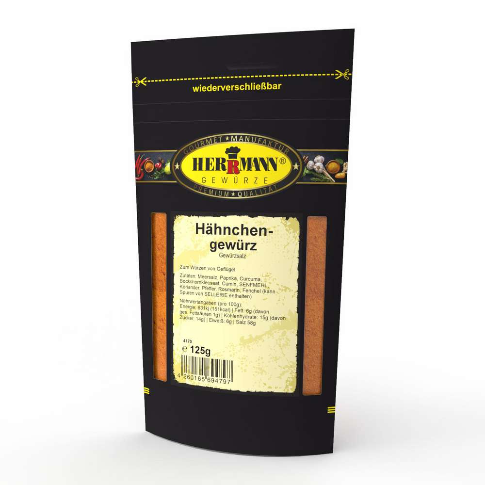 Produktabbildung Herrmann Gewürze Gewürzsalz Hähnchen