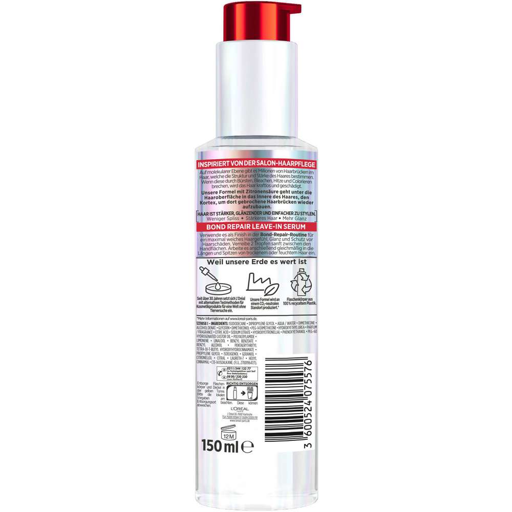 Produktabbildung L'Oreal Paris Elvital Leave-In Haarserum Bond Repair