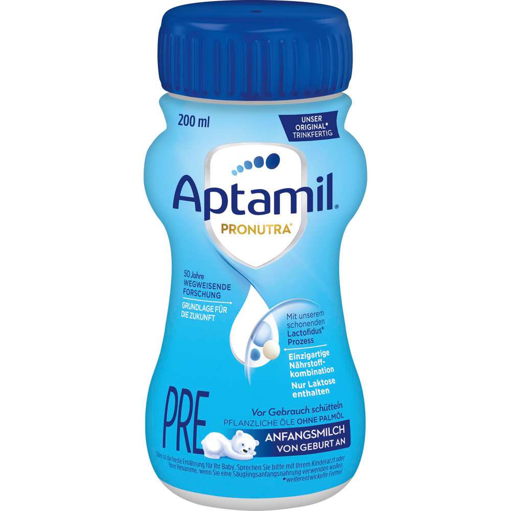 Produktabbildung Aptamil Anfangsmilch PRE, trinkfertig