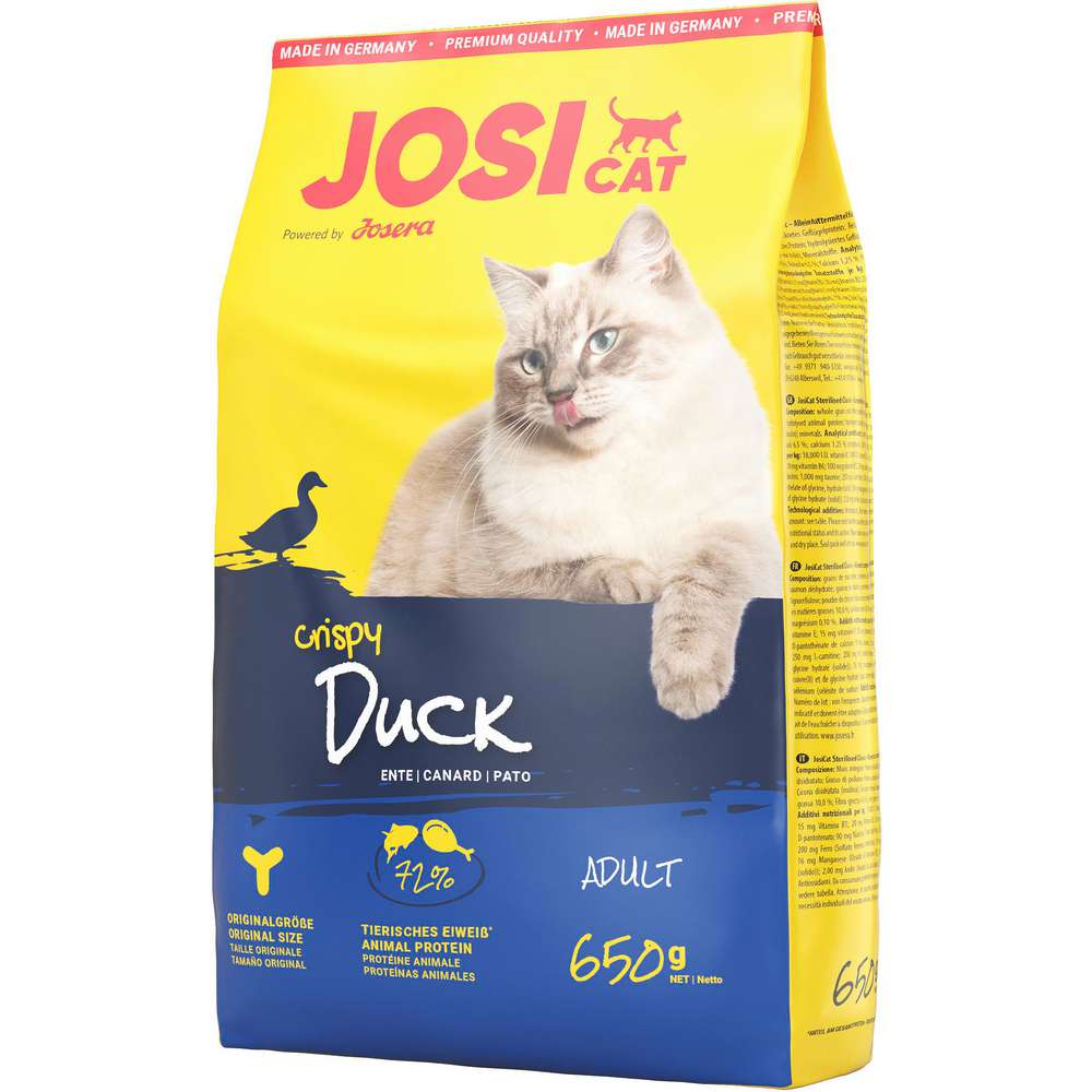 Produktabbildung JosiCat Katzen-Trockenfutter, Crispy Duck