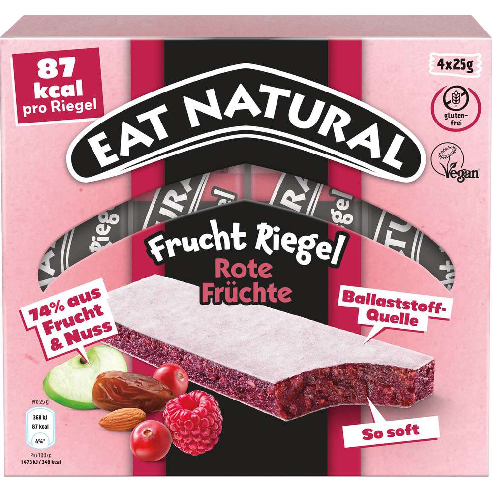 Produktabbildung Eat Natural Frucht Riegel, Rote Früchte