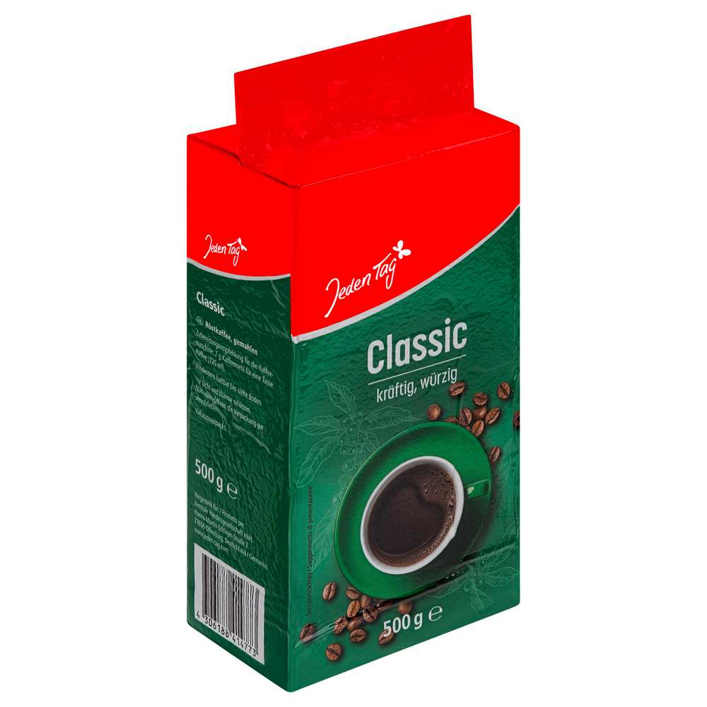 Produktabbildung Jeden Tag Kaffee kräftig, gemahlen