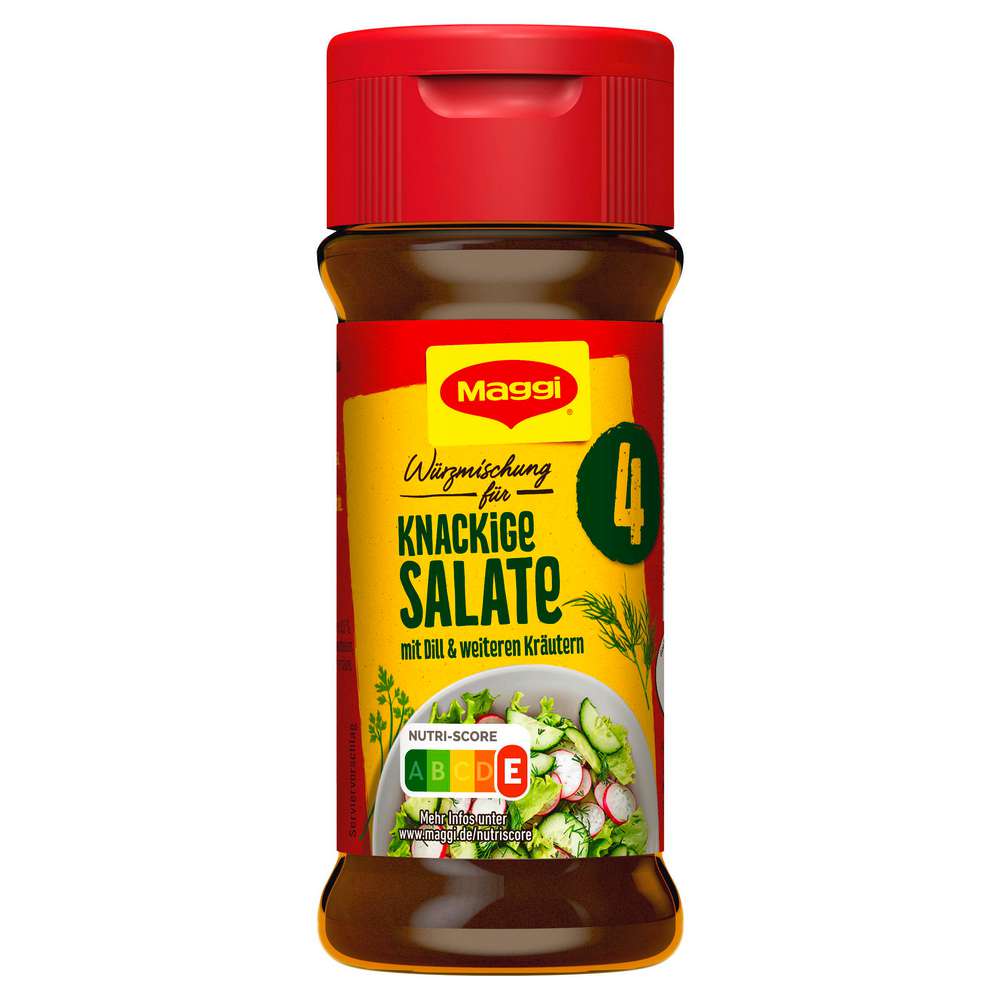Produktabbildung Maggi Würzmischung Nr. 4, knackige Salate