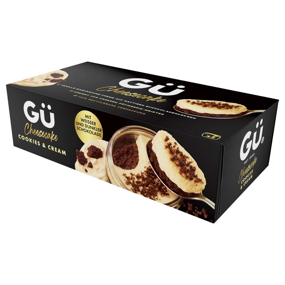 Produktabbildung GÜ Cheesecake Cookies & Cream