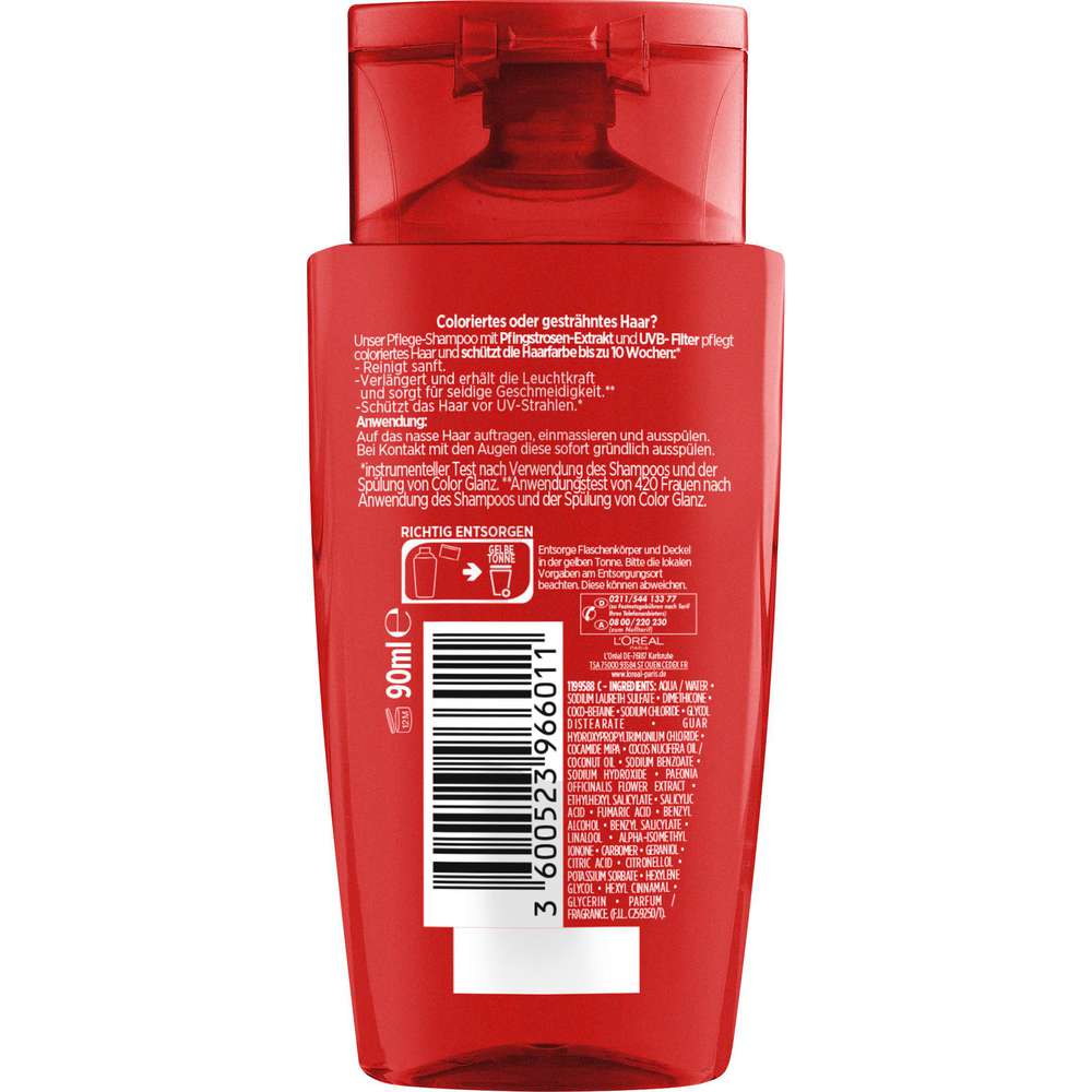 Produktabbildung L'Oreal Paris Elvital Shampoo, Color Glanz
