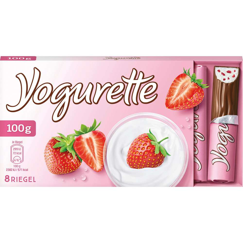 Produktabbildung Ferrero Yogurette Schokoriegel, Erdbeere