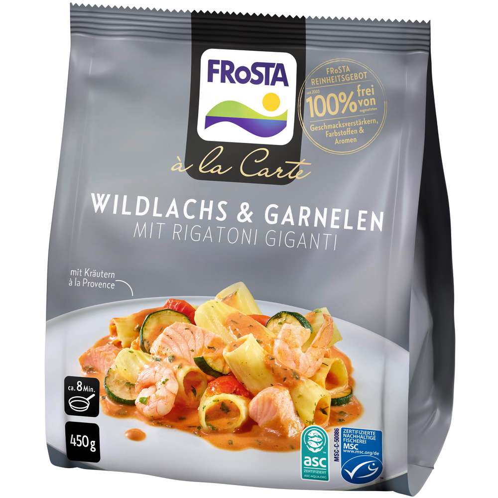 Produktabbildung Frosta Wildlachs & Garnelen, tiefgekühlt