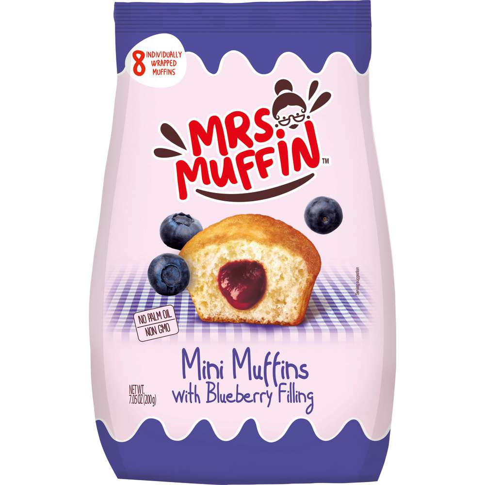 Produktabbildung Mrs.Muffin Mini Muffins Blaubeere