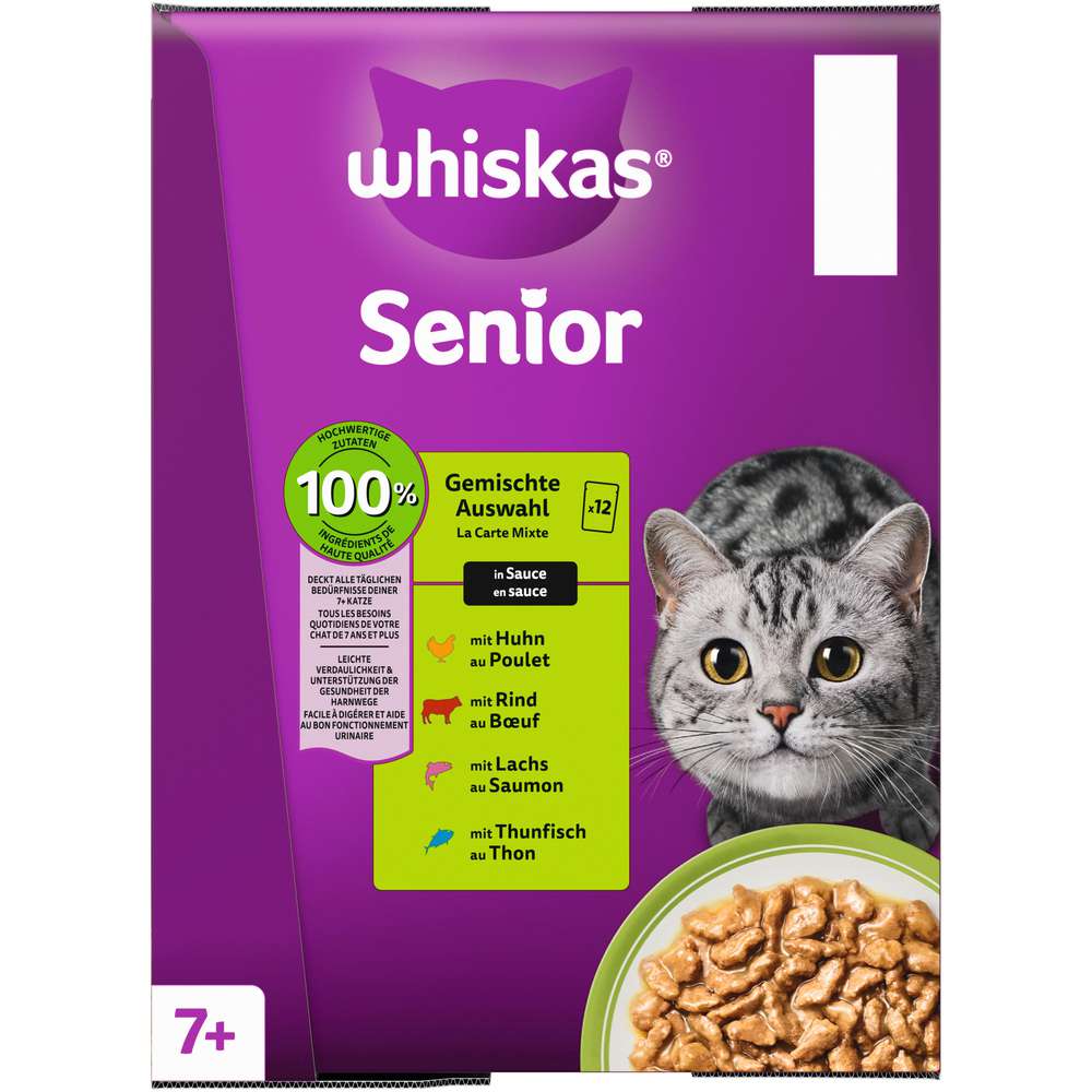 Produktabbildung Whiskas Katzen-Nassfutter, Gemischte Auswahl