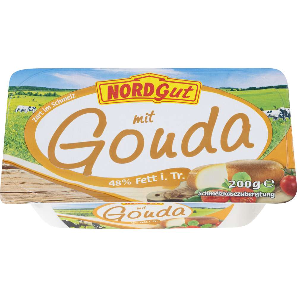 Produktabbildung Nordgut Schmelzkäse, Gouda/Sahne