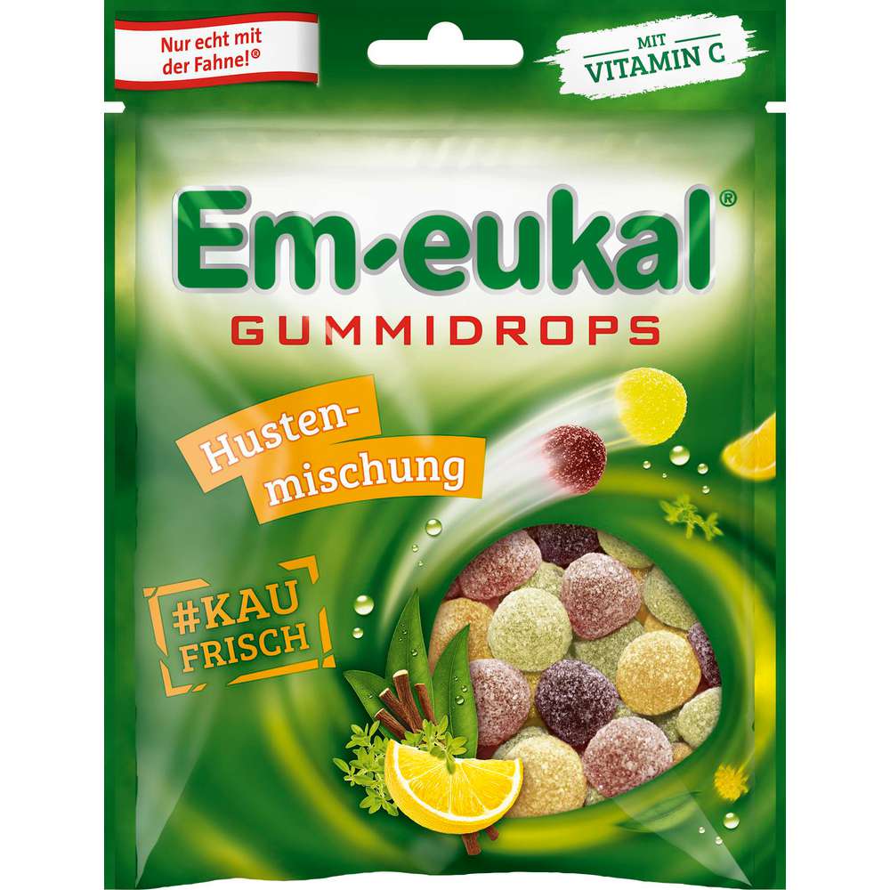 Produktabbildung Em-Eukal Gummidrops, Hustenmischung