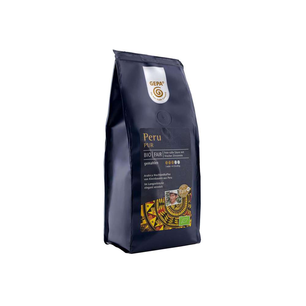 Produktabbildung Gepa Bio Peru pur Cafe, gemahlen