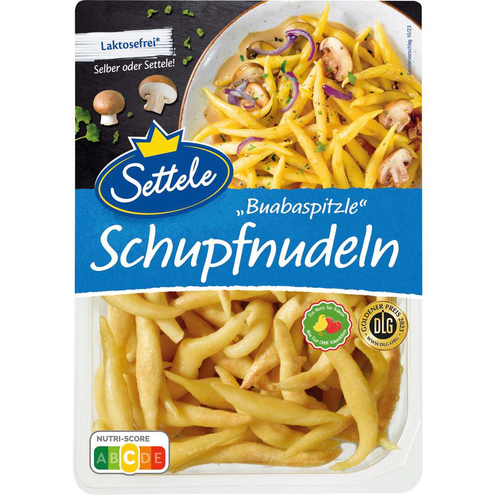 Produktabbildung Settele Schupfnudeln