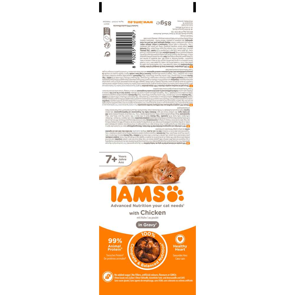 Produktabbildung IAMS Katzen-Nassfutter Delights Senior, Huhn in Sauce