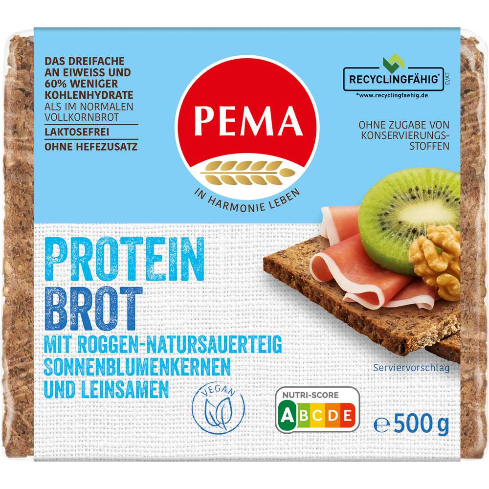 Produktabbildung PEMA Eiweissbrot