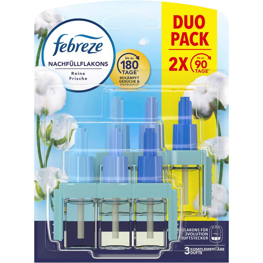 Produktabbildung Febreze Duftstecker 3 Volution, Nachfüllpack, Reine Frische