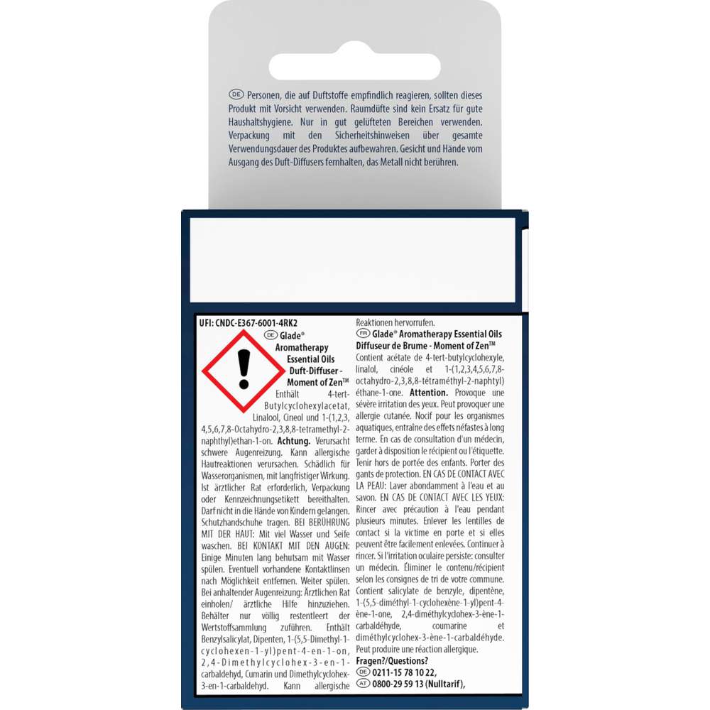 Produktabbildung Glade Duft-Diffuser Nachfüller, Moment of Zen