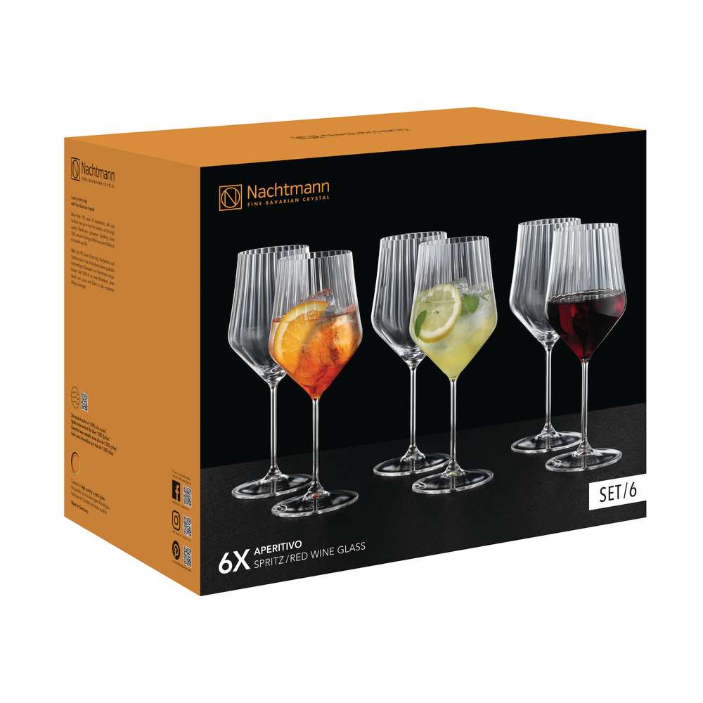 Produktabbildung Nachtmann Gläserset 6er, Aperitivo Spritz/Rotweinglas