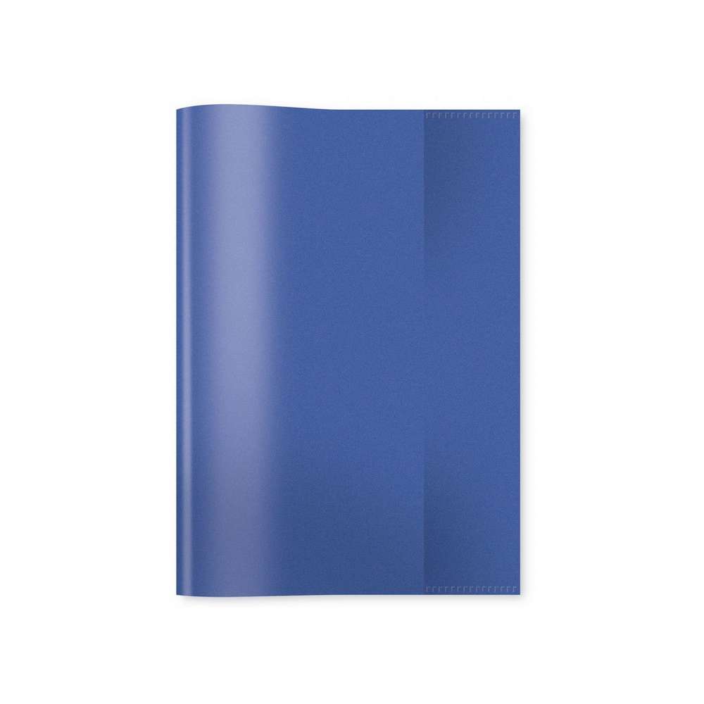 Produktabbildung Oxford Schulhefthüllen DIN A4, transparent, blau