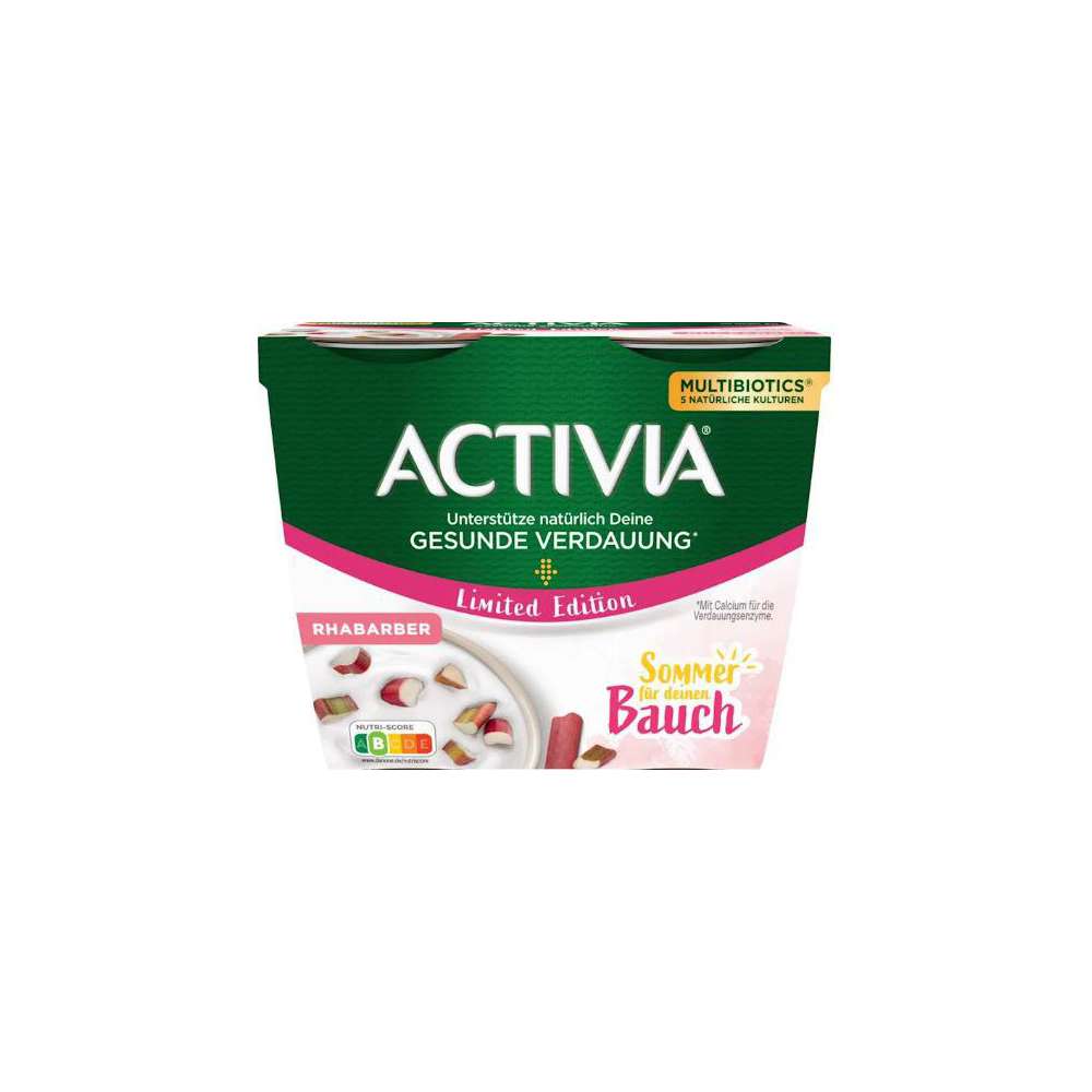 Produktabbildung Danone Activia Fruchtjoghurt, Rhabarber