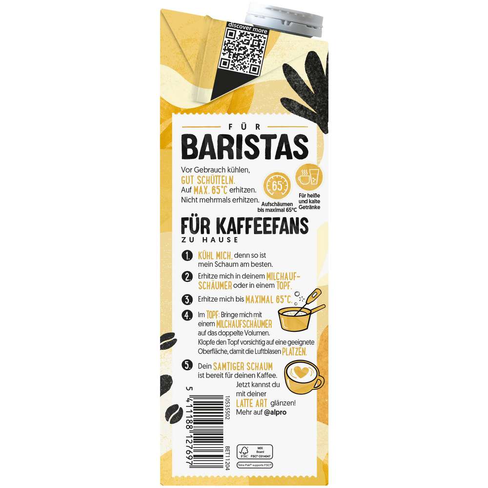 Produktabbildung Alpro Barista Haferdrink