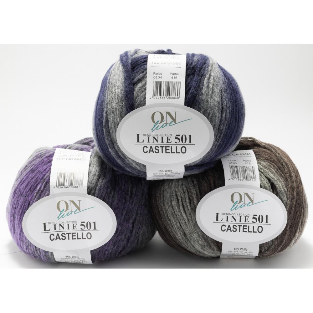 Produktabbildung keine Marke Online Castello, je 150 g-Knäuel