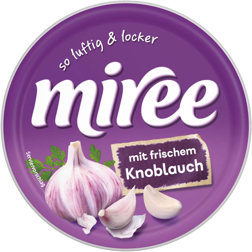 Produktabbildung Miree Frischkäse, Knoblauch