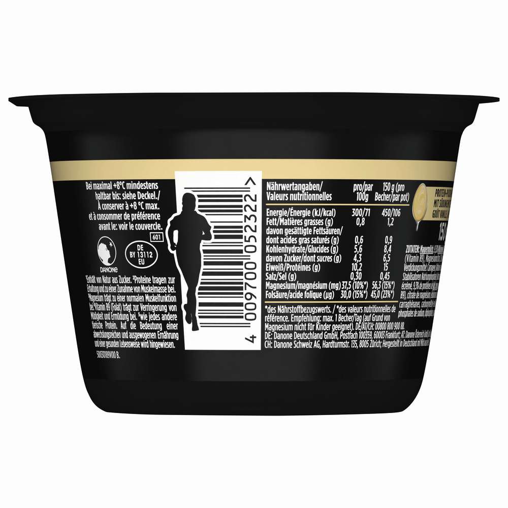 Produktabbildung Danone YoPRO  Protein Pudding Vanille mit Magnesium + Vitamin B9