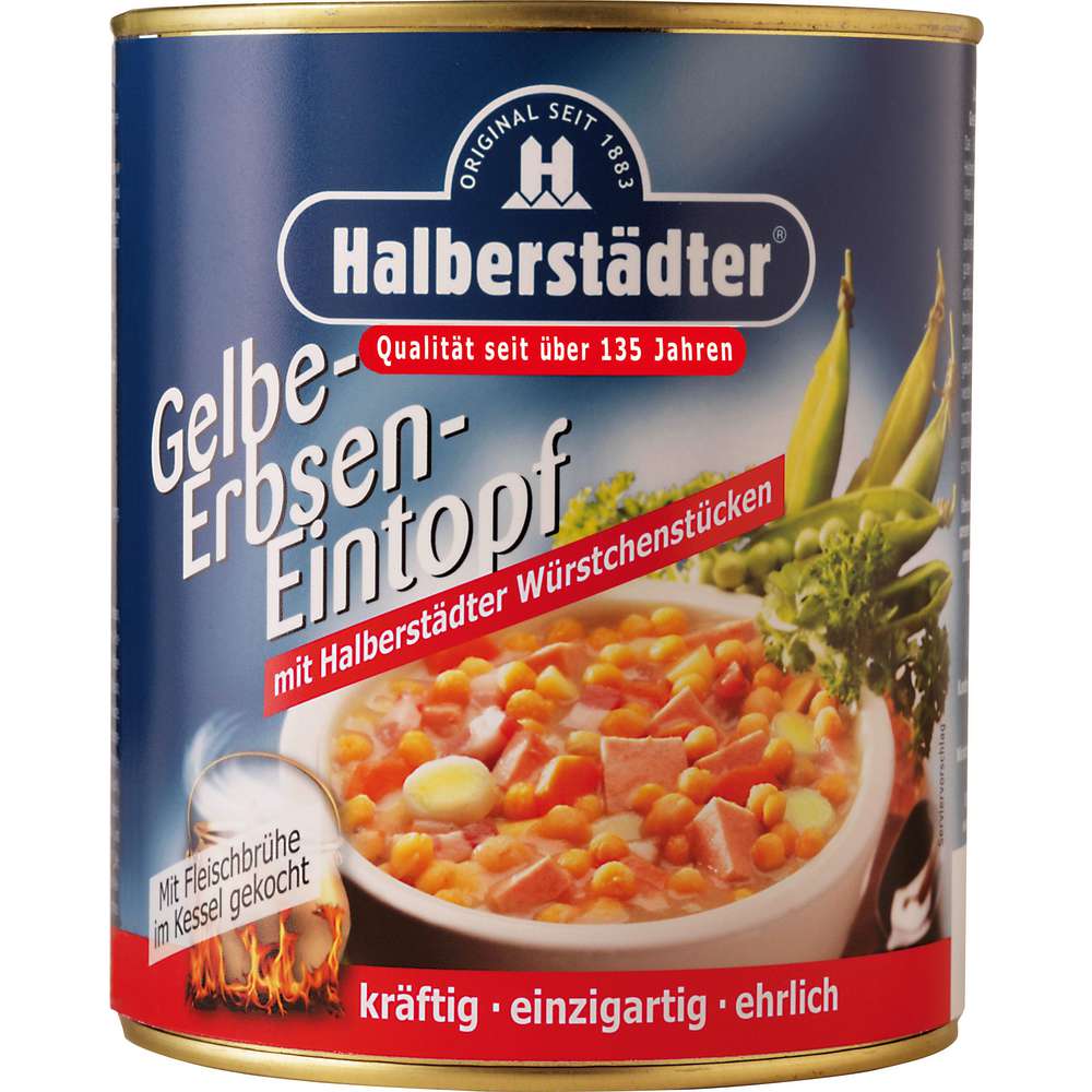 Produktabbildung Halberstädter Gelbe-Erbsen-Eintopf