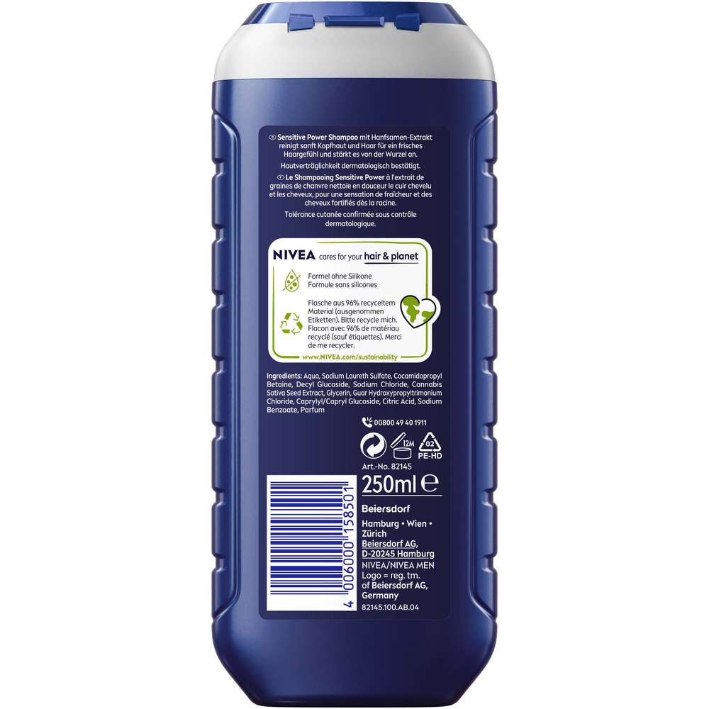Produktabbildung Nivea Shampoo Men, Sensitive Power