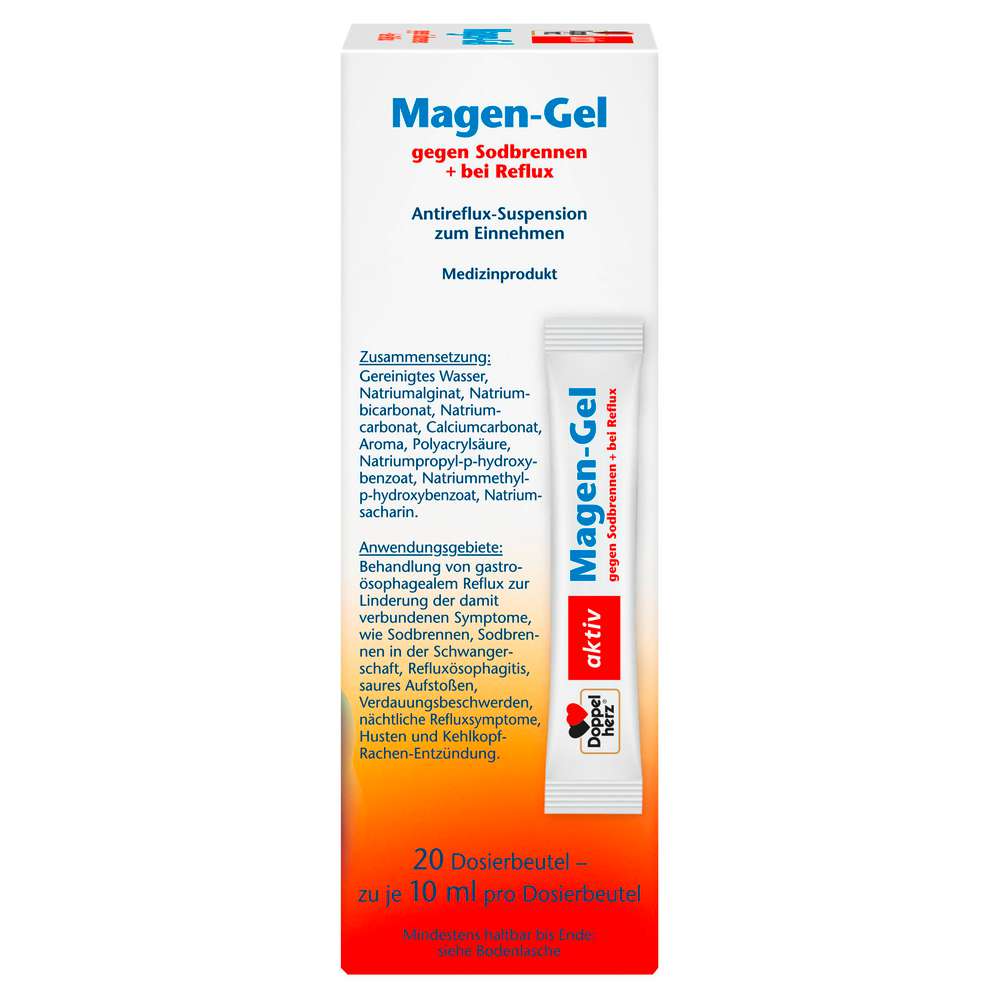 Produktabbildung Doppelherz Magen-Gel gegen Sodbrennen + bei Reflux