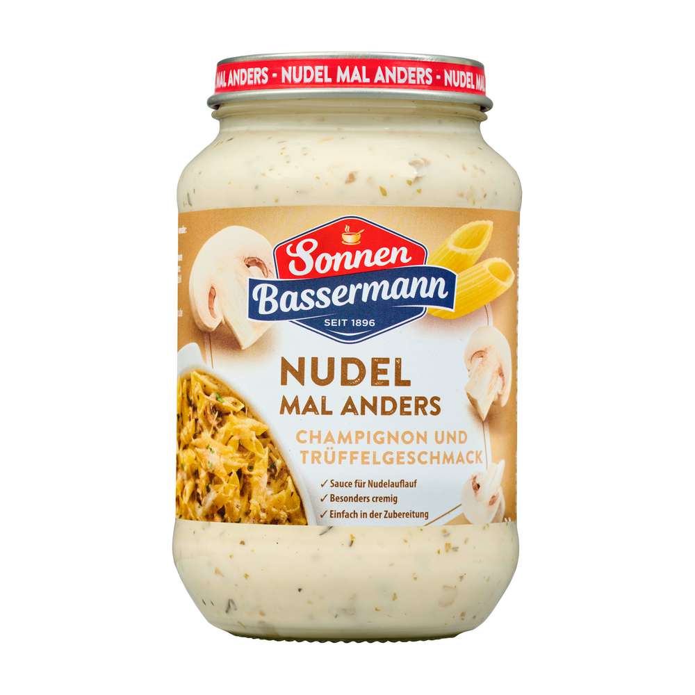 Produktabbildung Sonnen Bassermann Nudel mal anders, Sauce Champignon & Trüffelgeschmack