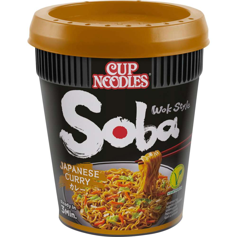 Produktabbildung Soba Instant Nudeln Japanese Curry, Wok Style