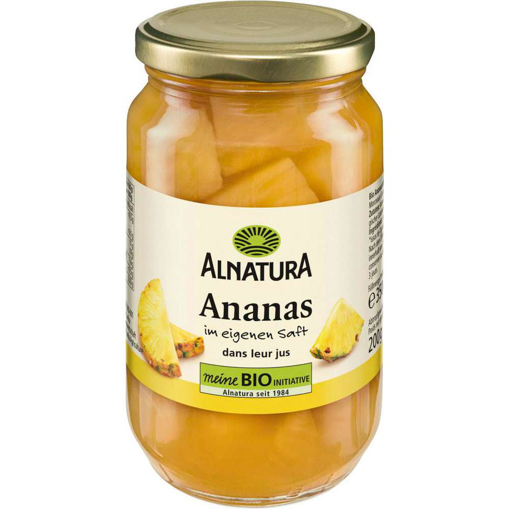 Produktabbildung Alnatura Bio Ananas im eigenen Saft