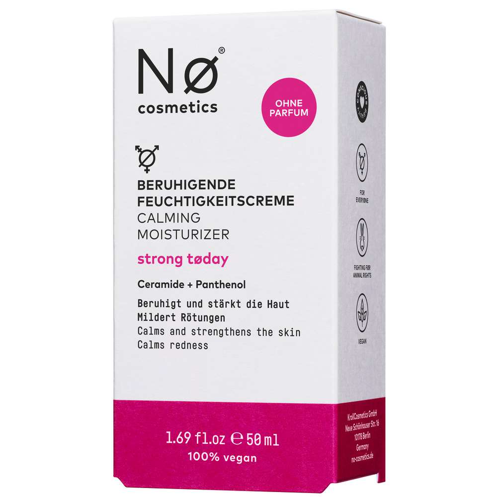 Produktabbildung No Cosmetics Beruhigende Feuchtigkeitscreme strong tøday