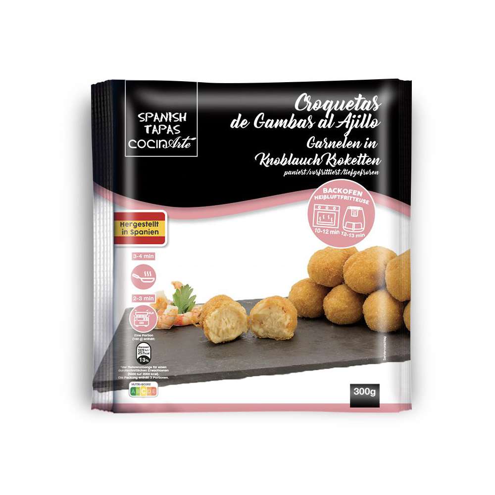 Produktabbildung keine Marke Croquetas Garnelen Aioli 