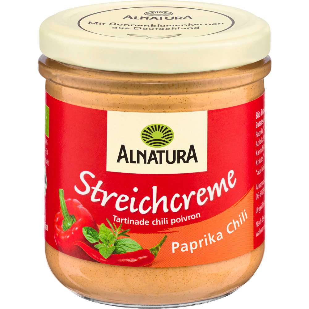 Produktabbildung Alnatura Bio Streichcreme, Paprika/Chili