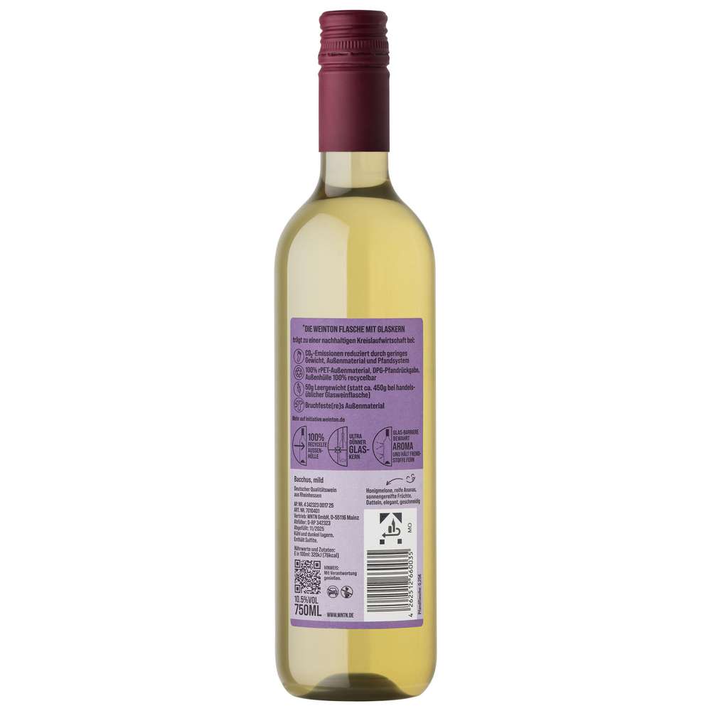 Produktabbildung  Bacchus mild