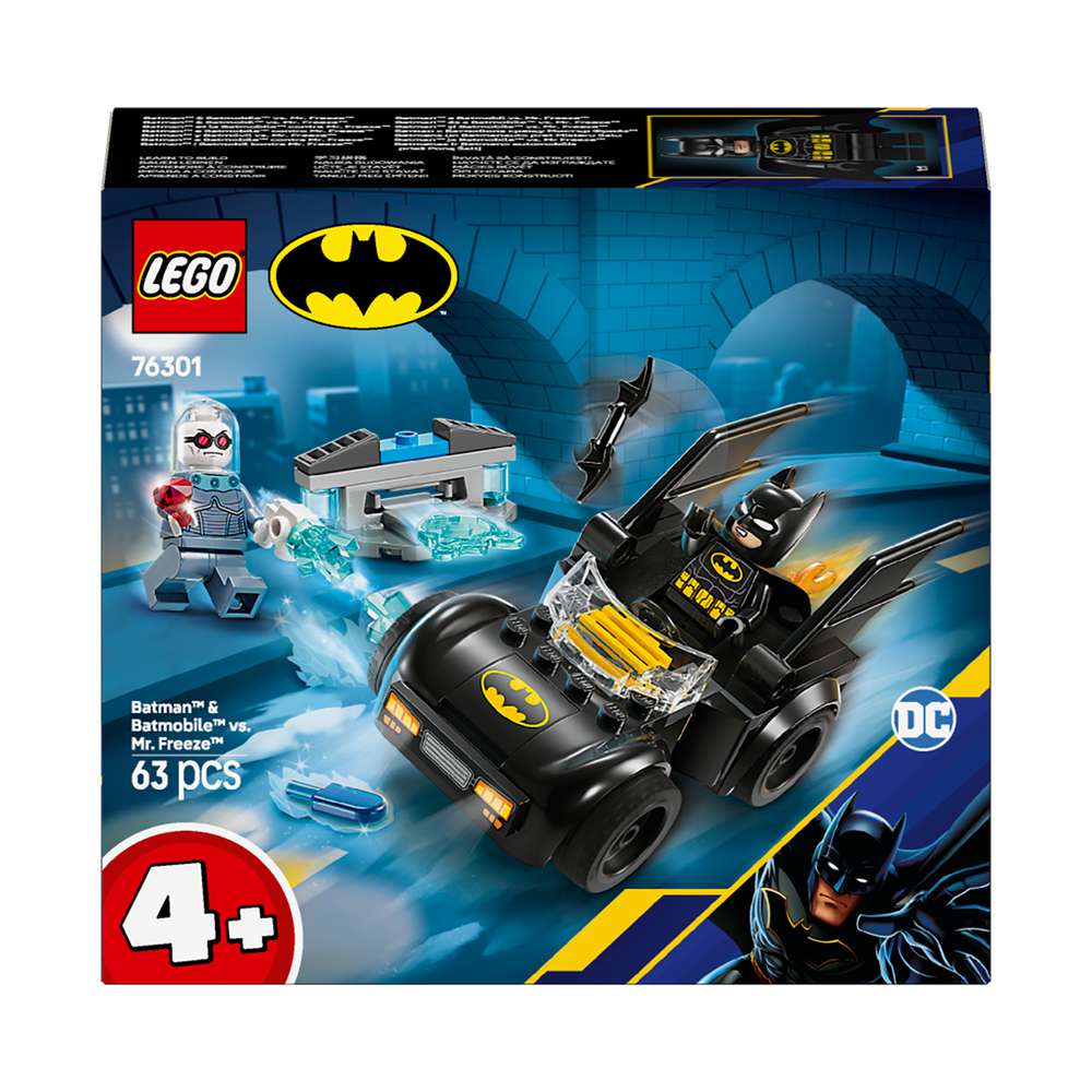 Produktabbildung Lego LEGO DC Batman: Batman & Batmobil vs. Mr. Freeze 76301