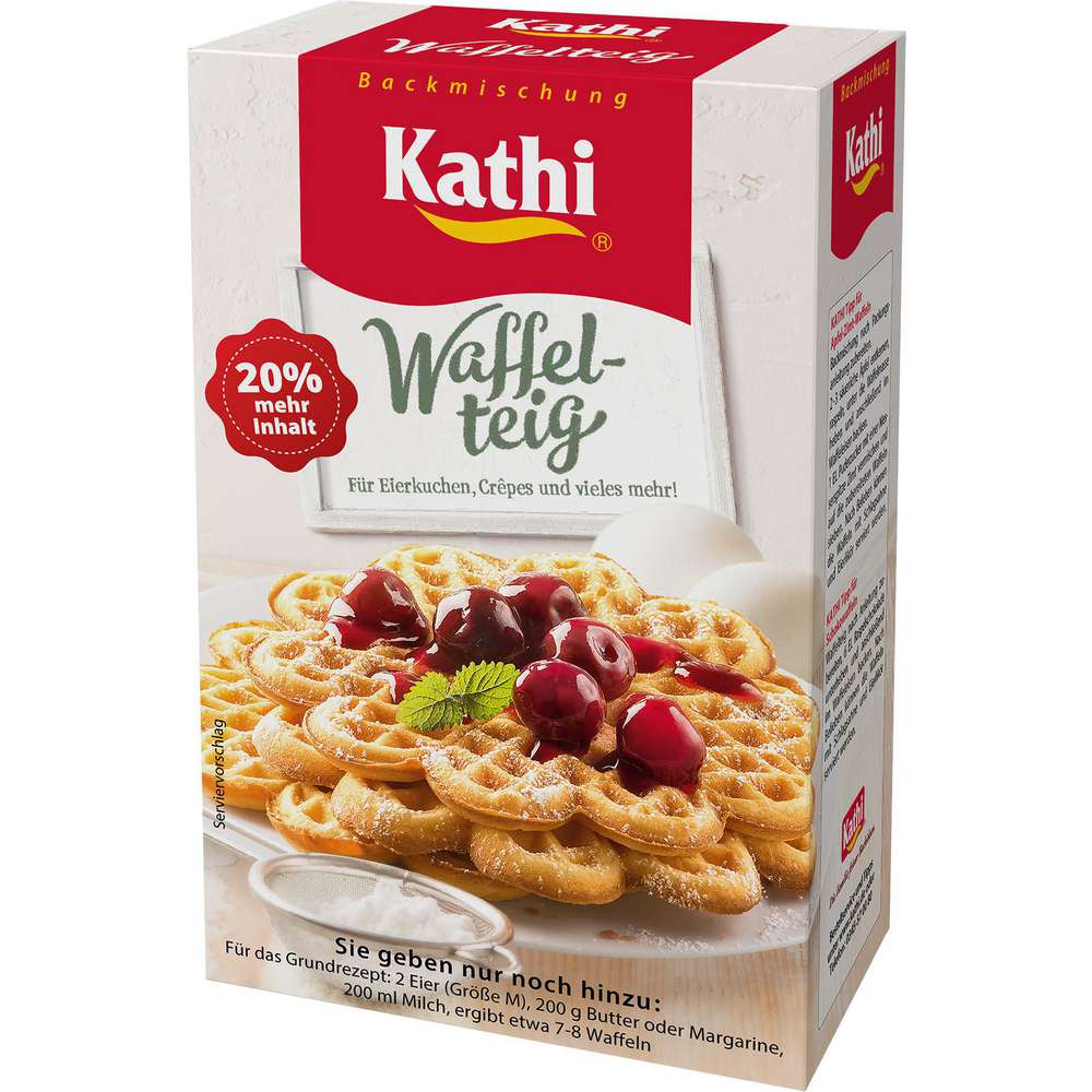 Produktabbildung Kathi Backmischung, Waffelteig