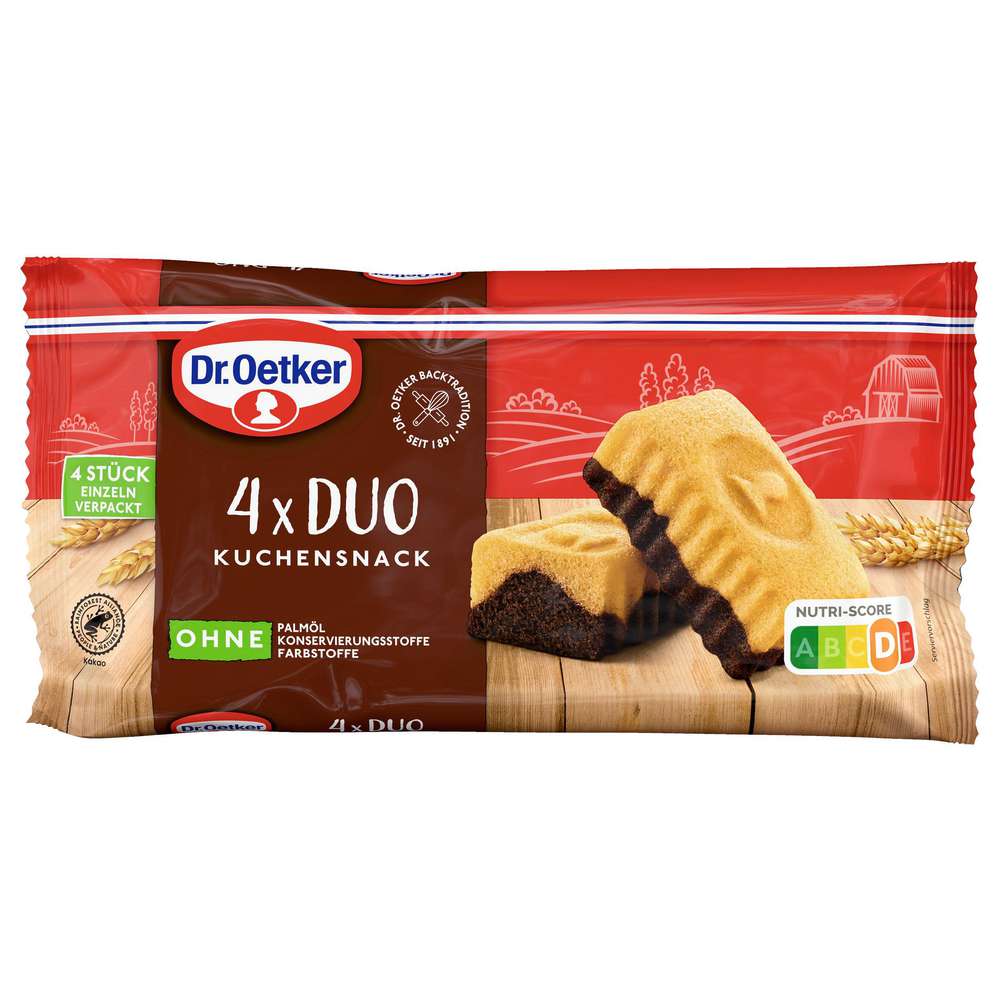 Produktabbildung Dr. Oetker Klleiner Duo Kuchensnack