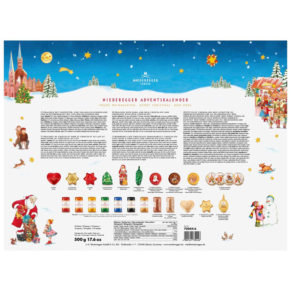 Produktabbildung Niederegger Adventskalender Karussell, Pralinen
