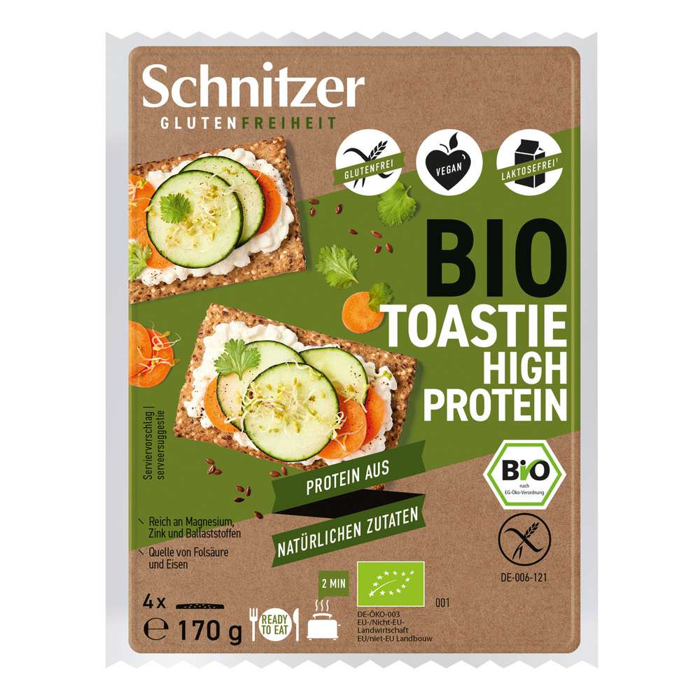 Produktabbildung Schnitzer Bio Toastie High Protein