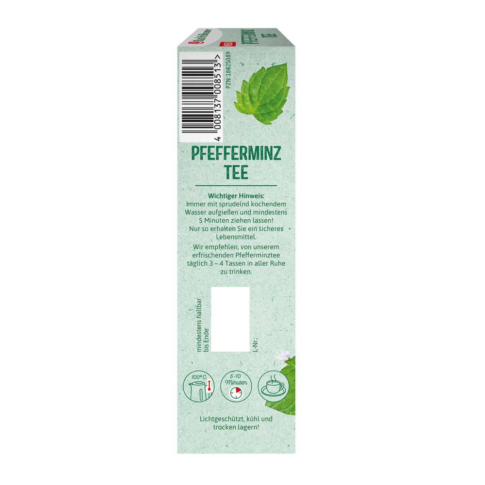Produktabbildung Bad Heilbrunner Bio Kräutertee, Pfefferminze