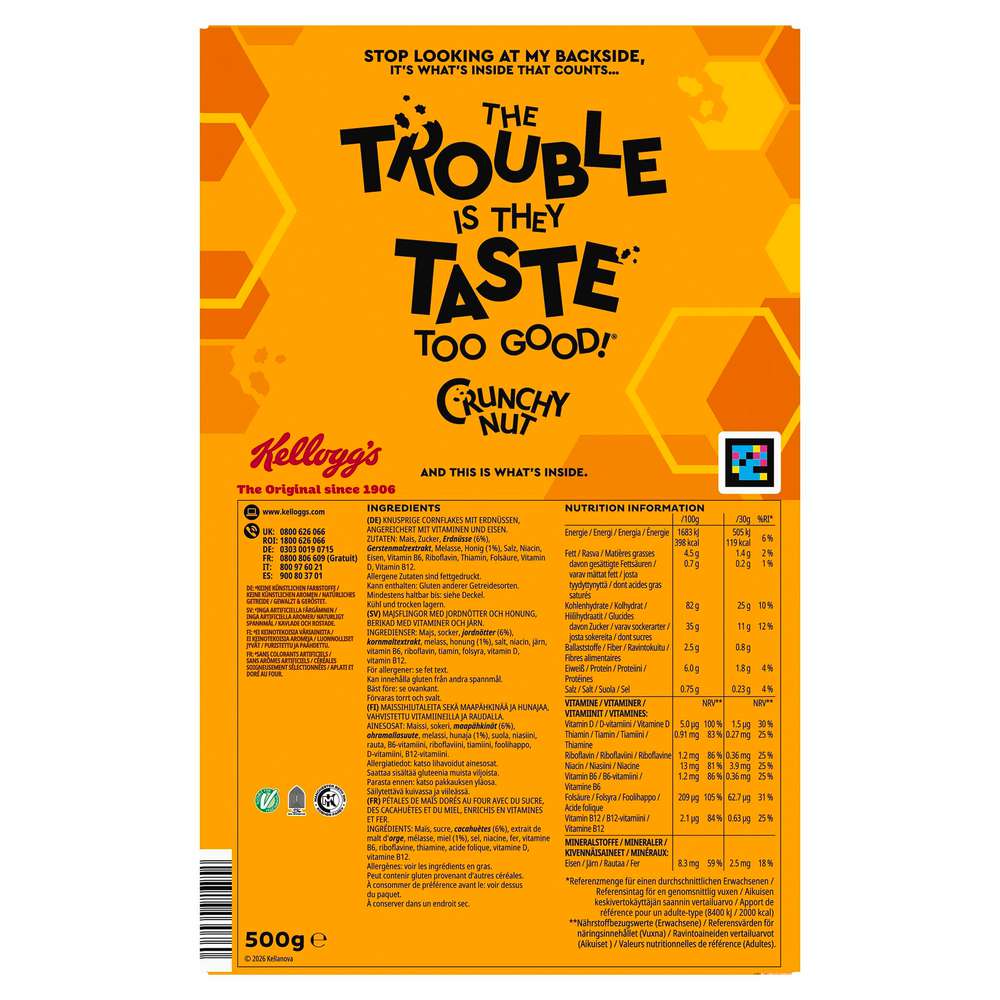 Produktabbildung Kellogg's Cerealien Crunchy Nut