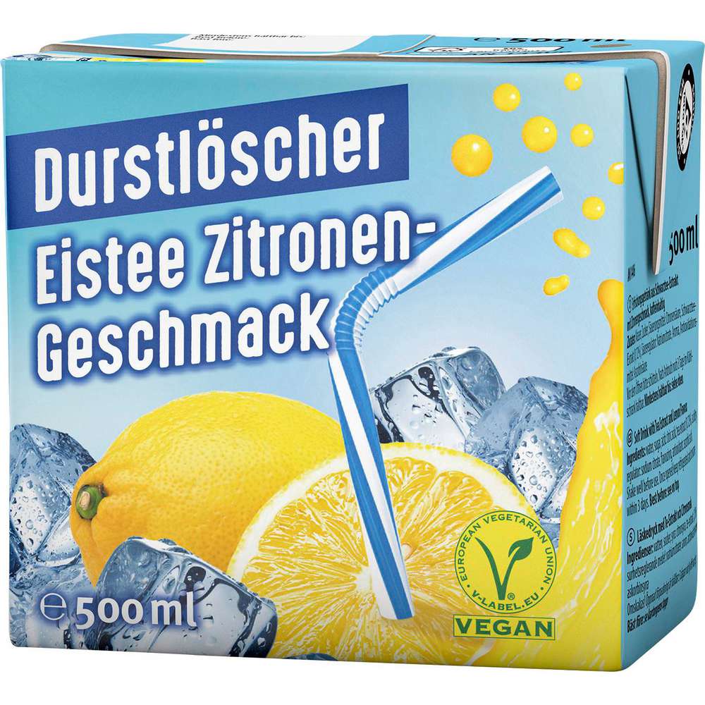 Produktabbildung Durstlöscher Eistee-Zitrone Geschmack