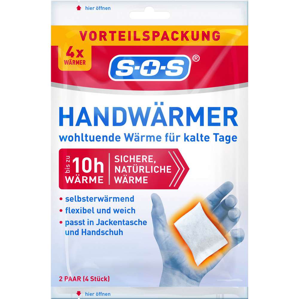 Produktabbildung SOS Handwärmer, 2 Paar