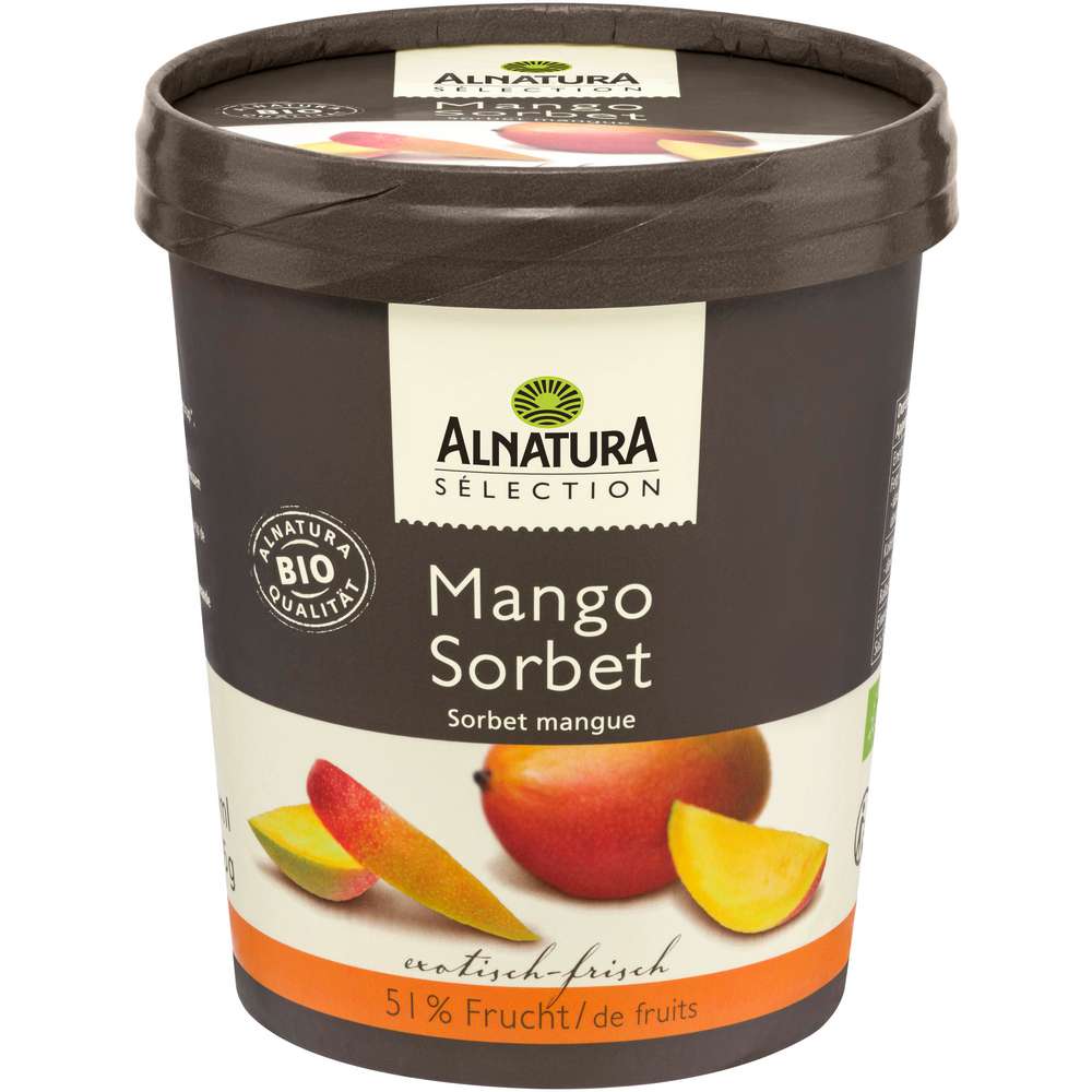 Produktabbildung Alnatura Bio Eis Sorbet, Mango